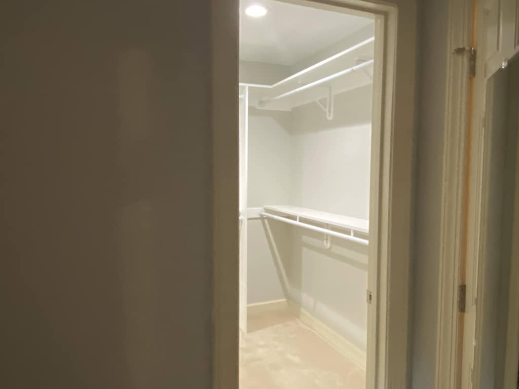 Parker Croft walk-in closet.